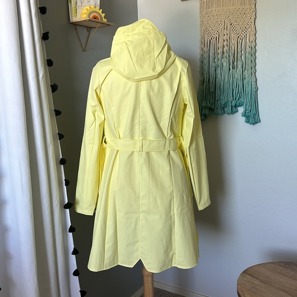 RAINS Curve W Jacket color straw size M NWT - Picture 5 of 7